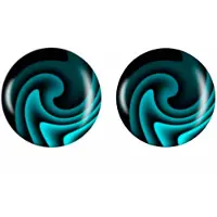 Charme Bijoux Clip Oorbellen-Milada-2 cm groen