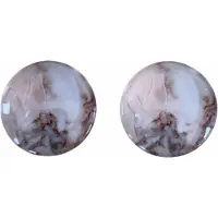 Charme Bijoux Clip Oorbellen Mourik 2 cm bruin