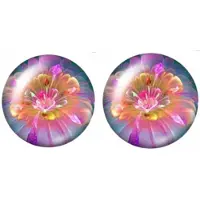 Charme Bijoux Clip Oorbellen-Malva- roze -2 cm- geen gaatje-