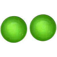 Charme Bijoux Clip oorbellen Groen 2.5 cm