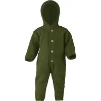 Engel - Baby Overall met Capuchon - Overall 74/80, olijfgroen