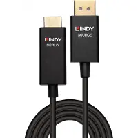 Lindy 40926 DisplayPort-kabel HDMI Aansluitkabel DisplayPort-stekker, HDMI-A-stekker 2.00 m Zwart