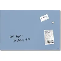 Sigel glasmagneetbord - Artverum - 60x40cm - pastelblauw - SI-GL513