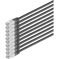 Shiverpeaks Patchkabel cat 6 S/FTP PIMF HF VE10 schwarz 0,5m