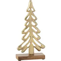 J-Line Decoratieboom Larsen Goud 13,5 X 5 X 26 Cm