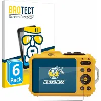 BROTECT Screenprotector 6 Stuks voor Kodak Pixpro WPZ2 Beschermglas transparant