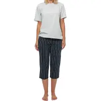 Schiesser Pyjama 'Organic Cotton' grijs