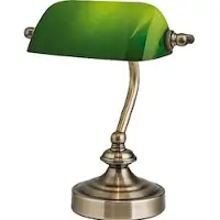 Orion Bureaulamp Zora, brons / oud-messing, Werkkamer / Kantoor, metaal, Antiek, bureaulamp