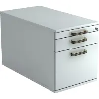 Hjh OFFICE PRO SIGNA TC20 SG - Rolcontainer Grijs Hout met ophangsysteem Greeplijst kunststof