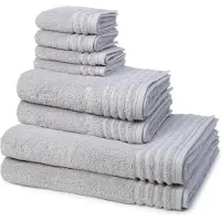 Vossen 2 X zeep- 2 X gast- 2 X douche- 2 X handdoek in een set Vienna Style Supersoft