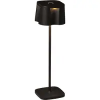 Gnosjö Konstsmide 7818-750 Nice schwarz LED-tafellamp voor buiten 2.5 W Warmwit Zwart