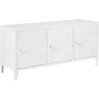 En.casa TV-meubel Kotka metaal 58x113x40 cm wit