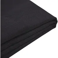 Beliani FITOU - Bekleding bed - Zwart - 180 x 200 cm - Polyester