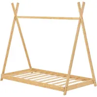 En.casa Babybed 'Vimpeli', 70 x 140 cm, bamboe