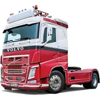 Italeri Modelbouwpakket Vrachtwagens - 3962 Volvo FH4 Truck 4x2 Plat Dak Plastic - 1:24 - Modelbouw