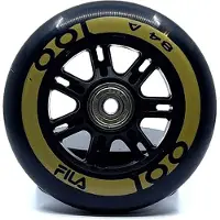 FILA 100mm Inline Wiel Incl Abec 9 Lagers (per 6 Stuks) 100mm 84a