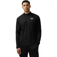 Castore Adapt Half Zip Long Sleeve T-shirt Zwart S Man