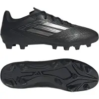Adidas F50 Club Gras / Kunstgras Voetbalschoenen (MG) Zwart Grijs Goud