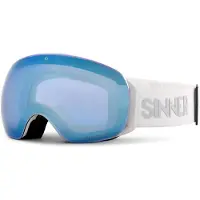 Sinner Skibril Avon Matte White Double Blue Sintrast + Dbl Orng Sintrast 2024
