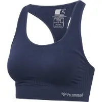 Hummel Sport bh 'Tif' marine / navy / lichtgrijs