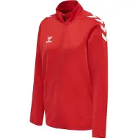 Hummel Sportief sweatvest 'Core Poly' rood / wit
