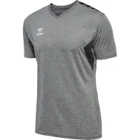 Hummel Functioneel shirt 'AUTHENTIC' stone grey / zwart / wit
