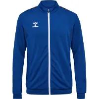 Hummel Sportsweatvest 'Authentic' kobaltblauw / wit