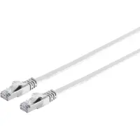 Shiverpeaks UFTP CAT7 platte netwerkkabel | PVC | wit | 10 meter