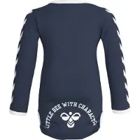 Hummel Rompertje/body 'Flipper' donkerblauw / wit