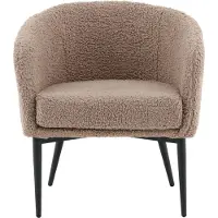 Ebuy24 Fluffy fauteuil teddy bruin.