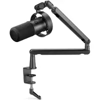 Fifine - T688 - USB / XLR - Dynamische Microfoon - Met Boom Arm - Streaming - Podcasting - Gaming - Geschikt voor PS4 / PS5 / PC - Zwart