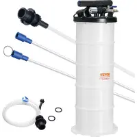 Vevor Oliezuigpomp 6,5L Handmatige pneumatische oliezuiginrichting 0,4-0,8 MPa Olieverversingspomp Autozuigpomp Handpomp Vloeistofzuigpomp Geschikt voor het aanzuigen van motorolie