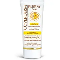 Coverderm Filteray Gezicht SPF 80 / Zonnecrème voor het gezicht SPF 80 50 ml