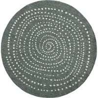 Home Collection Vloerkleed Bali rond in- & outdoor | kunstvezel groen 140x140 cm vloerkleden | NADUVI