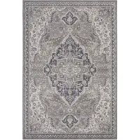Home Collection Vloerkleed Vintage Genevieve - Grijs/Crème 80 x 120 cm