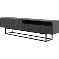 Selsey Vesper Tv-meubel - Open - Zwart Zwart