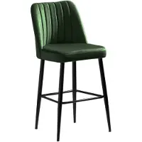 Skye Decor , Vento - Groen, Set van 2 barkrukken, Groen, 100% melaminecoating op spaanplaat, 49 x 45 x 99 cm