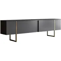 Skye Decor TV-meubel Sleek | spaanplaat zwart 180x50x30 cm tv-meubels | NADUVI