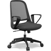 Sense7 SOPTY - Ergonomische Bureaustoel - Belastbaar tot 120 kg - Verstelbare Lendensteun - Computerstoel - Directiestoel - Max. 180 cm - Zwart