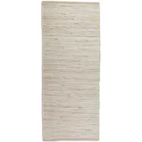 Home Collection Jute Wol Katoen Vloerkleed - Grijs / Bruin 80 x 200 cm