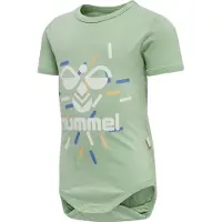 Hummel Romper s/s - hmlLAKE - Vergrijsd Jade - - 74 - Rompers Korte Mouw