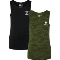 Hummel Functioneel shirt ombergrijs / zwart / offwhite