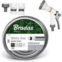 Bradas White Line Tuinslang Set 30m – 13 mm (1/2") – Compleet met Sproeikop en Koppelingen