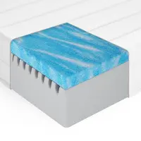 Mister sandman Matras - 7 Zones - 90x200 - koudschuim - gel - premium plus tijk - Gemiddeld