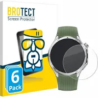BROTECT Screenprotector 6 Stuks voor OnePlus Watch 3 Beschermglas transparant