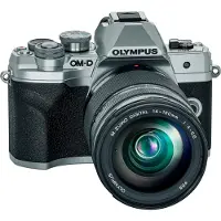 Olympus OM-D E-M10 Mark IV Zilver + 14-150mm f/4.0-5.6 II Zwart