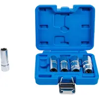 Bgs Bougie dopsleutelset, 1/2", 5-delig, 14-21 mm