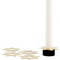 Klong Constella Star Decoration 5 Pcs - Accessoires voor kaarshouders & kandelaars Messing Gold - 30204