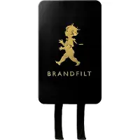 Solstickan Design Solstickan branddeken 16x2,7x25 cm Zwart-goud