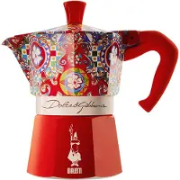 Bialetti Dolce&Gabbana Moka Express Blauw, Rood, Wit